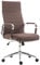 CLP Bürostuhl Kolumbus Stoff I Ergonomischer Chefsessel I Komfort Für Lange Arbeitstage I Robust Und Langlebig Für Gaming Und Home-Office, Farbe:braun
