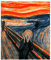 WOWDECOR Malen nach Zahlen Kits für Erwachsene Kinder, DIY Zahlenmalerei - Der Schrei von Edvard Munch 40 x 50 cm - Neue gestempelte Leinwand (gerahmt)