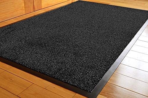 TrendMakers Barrier Mats | Dirt Stopper Mats | Super Absorbent Dirt Trappers Mat | Indoor/Outdoor Mats | ANTHRACITE Cotton Pile - 80 x 120cm | COTTON PILE