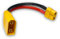 VUNIVERSUM 1x Stück Premium Adapter XT90 Buchse Stecker Male auf XT60 Stecker Female 10cm 12AWG Hochstrom Silikon Kabel Adapterkabel für Lipo Akku