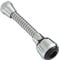 Flexible Faucet Sprayer 360 °Aerator ABS Polished Chrome for Kitchen Sink Tap Cold Hot Water (Sliver）