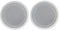 Rockville 2 CC80T White 8 Commercial 70v Ceiling Speakers For Restaurant/Bar