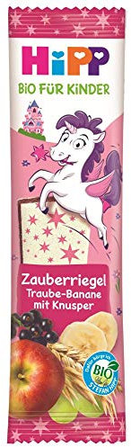 HiPP Bio Zauberriegel, Traube-Banane mit Knusper, 18 x 30g