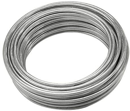 Galvanised Garden Gardening Wire Heavy Duty 1.2mm x 20mm For Garden & Landscaping Silver