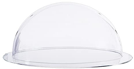 HMF 46735 Halbkugel aus Acryl mit Krempe, DIY Acrylhaube | Ø 35 cm | Transparent