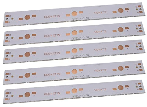 Cleiscry Placa base de aluminio de 140 mm con 3 o 6 luces LED de 1 W, 3 W, 5 W, placa PCB (3 LED de 140 mm)