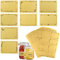 Etiketten Selbstklebend Etiketten zum Beschriften Kraftpapier Aufkleber 120x Marmeladen Etiketten Rechteck Namensetiketten Handmade Sticker Beschreibbar Deko für Schule Hochzeit