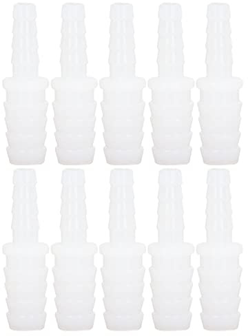 Kunststoff-Schlauchverbindung mit Widerhaken, ReduzierstüCk, Adapter, SchlauchtüLle, SpleißEr, Mender-Verbindung, 10 StüCk PE (6-10 mm Konvertierungskopf)