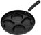Stufa a Pancakes - Padella antiaderente induzione con 4 fori padella a forma di cuore multifunzionale per colazione hamburger uova fritte, per Tutti I Fuochi di cui Induzione