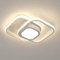 Dorlink LED Ceiling Light, 32W Bedroom Lights Ceiling, 4000K Neutral White Modern Hallway Ceiling Light Fitting, Kitchen LED Lighting, Flush, Square Lights Ceiling for Living Room, Bathroom