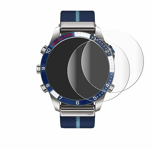 BROTECT Schutzfolie für Garmin Marq Captain (Gen 2) | 2 Stück Transparenter Displayschutz Made in Germany Klare Full-Screen Folie Full-Cover 3D Curved Montage Kit