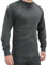 Mens Thermal Work Base Layer Long Sleeve T Shirt Size S to 5 XL - Work & Leisure Warm Thermal T Shirts Charcoal