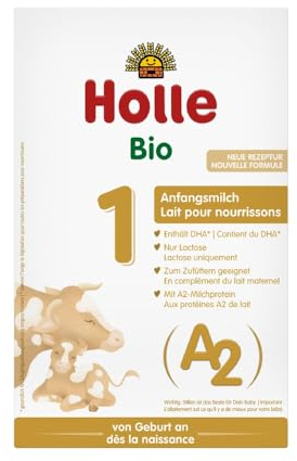 HOLLE BABYFOOD: Bio A2 Anfangsmilch - 1 im Karton (5x400g)