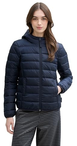 TOM TAILOR Denim Lightweight Steppmantel mit Kapuze