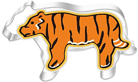 HUIFACAI Ausstechformen, Keksformen, Tiermotiv, Tiger, Edelstahl, Backzubehör, zum Backen, Keksformen aus Edelstahl