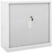 Schiebetürenschrank Grau 90x40x90 cm Stahl
