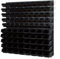 Black Workshop Storage 90 (50+40) 2 Sizes Bins Wall Mounted Style Home Garden DIY Tools & Workshop Equipment Tool Boxes & Storage Organisers Home Garden Household Accessories & Supplies Storage