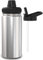 TAKWAY Isolierte Trinkflasche Kinder Edelstahl 0,5L mit 2 Aufsätzen - Auslaufsichere Edelstahl Trinkflasche mit Strohhalm 500ml - BPA frei - Schule, Sport (Silber)