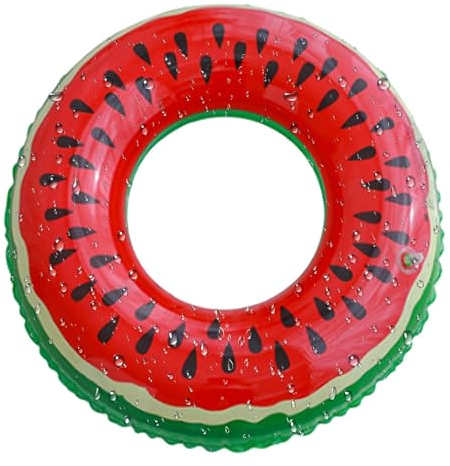 Wassermelonen-Poolschwimmer,Limetten-Poolschwimmer | Obst-Schwimmringe, Orange-Limette-Wassermelone-Kiwi-Schwimmschlauch-Floß,Lustiger großer Pool-Ringschwimmer, tragbares Pool-Floaties-Spielzeug für
