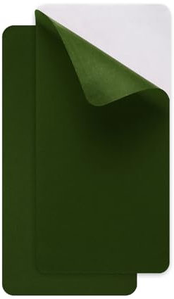 Sourcing Map 2pcs Self-Adhesive Fabric Repair Patches, 10x20cm, Waterproof for Down Jacket, Tent, Sleeping Bag, Car Seats (Dark Green)