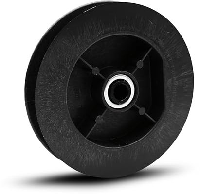 DOJA Barcelona | Poulie Volet Plastique | Avec Roulement 12mm | 140 X 40mm | Pour Sangle 20mm | Tube Octogonal Volet Roulant 40 | Accessoire Volet Roulant Pour Axe Volet Roulant, Sangle Volet Roulant