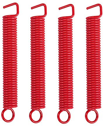 4 molle per ponte tremolo per chitarra elettrica Floyd Rose, colore rosso