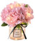 MCLIUJIA Fleurs Artificielles Bouquet Pivoine Artificielle Fleurs Verre Vase Automne en Soie Tissu Faux Fleurs Ensemble for Salon Maison Jardin Mariage décoration de Mariage Fausses Fleurs(S)
