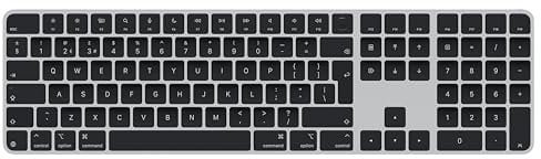 Apple Magic Keyboard with Touch ID and Numeric Keypad for Mac models with Apple silicon - British English - Black Keys 