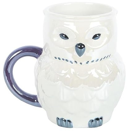 Something Different Wholesale Charming Owl Shaped Mug with Iridescent Glaze – 320ml Capacity, Ideal for Coffee, Tea & More – Whimsical Design for All Ages – Hand Wash Only, Not Microwave Safe