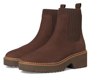 TOMS Millie Leather Women's Black Heeled Ankle Boots