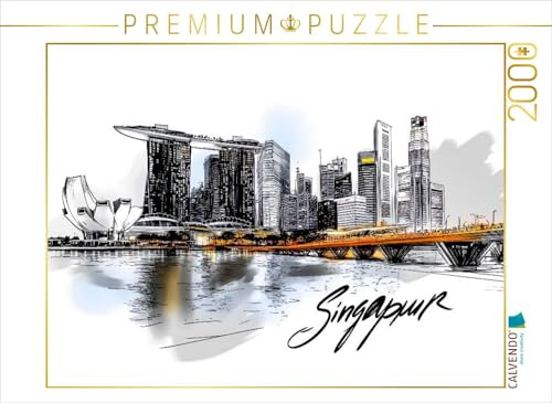 Puzzle · Singapur | 2000 Teile · Lege-Größe 90 × 67 cm · CALVENDO Puzzle