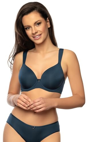 VIANIA! Schalen-BH mit Bügel 221463 Jessy gefüttert gemoldete Cupschalen Farbe Blau (Blue Nights), Größe:85, Cup:G
