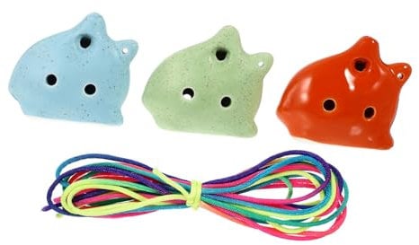 TOGEVAL 3stücke Für Mädchen Tragbare Für Anfänger Bunte Designs Musikinstrument Für Schüler Und Lernende