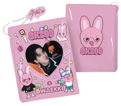 SKZOO Fotokartenhalter SKZ's Stray-kids Ordner mit Schlüsselanhänger STAY Album Foto mit 40 Taschen Postkartenhalter Buchhüllen (Dwaekki)