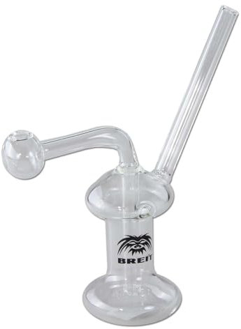 Breit Dab-Rig aus Borosilikatglas, handlich & funktionell, ideal für Einsteiger, 15 cm hoch