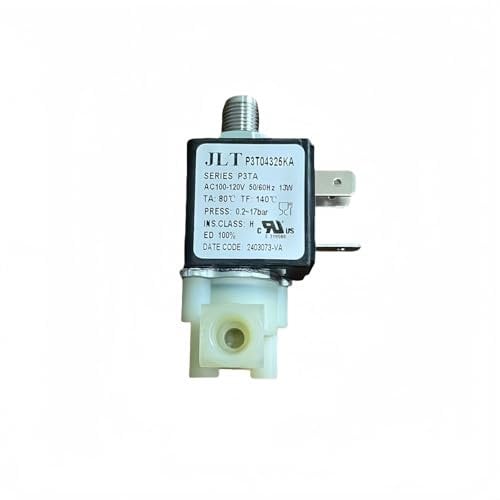 Jfbsgbs Coffee Machine Solenoid Valve - Compatible With Breville BES870XL - Extraction Valve Replacement Part With Brass Connector(120v)