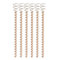 Electroculture Plant Stakes,16.9Electroculture Copper Gardening Antennas, Tensor Rings Kit, Copper Coil Garden Stakes for Growing Vegetable Garden Plants Support (6Pcs)