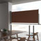 HOMTAKIE Toldo Lateral Retráctil Patio Store Lateral Brisevistas Refugio Sol Jardín Terraza Balcón Exterior Resistente a los UV 100x300 cm Marrón