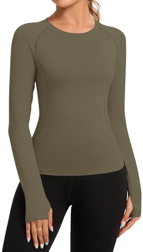 Rapbin Sportshirt Damen Kurzarm Funktionsshirt T Shirt Damen Gym Yoga | Atmungsaktiv und schnelltrocknend, Stretch Slim Fit, Rundhals Kurzarm, für Gym, Yoga, Running und Workout