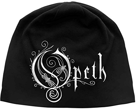 Opeth Mütze Beanie Classic Band Logo Nue Jersey Print offiziell Schwarz One Size