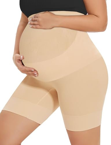 KIM S Shape Your Bump Umstands-Formwäsche, nahtlos, für Kleid, für Schwangerschaft und nach der Geburt, verhindert Scheuern, Stützunterwäsche, Small