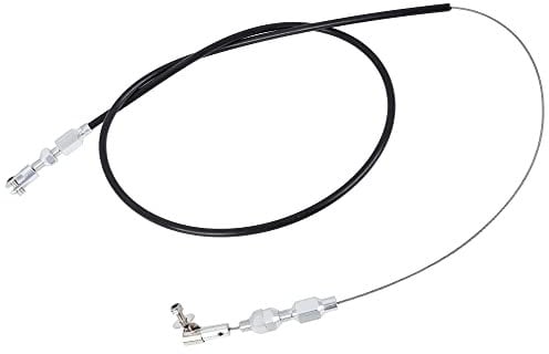 X AUTOHAUX 144cm Car Universal Throttle Cable Rubber Housing Rod Black