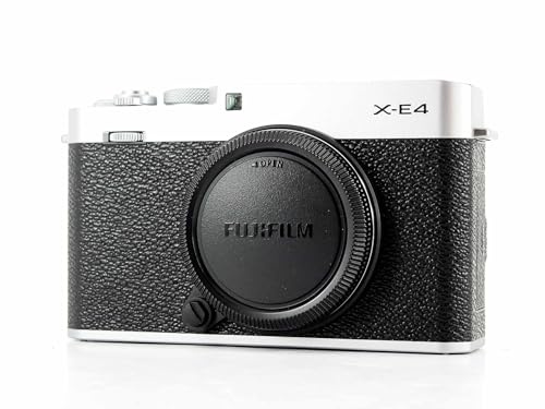FUJIFILM X-E4 Mirrorless Digital Camera, Silver