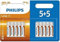 10 piles Philips AAA Longlife