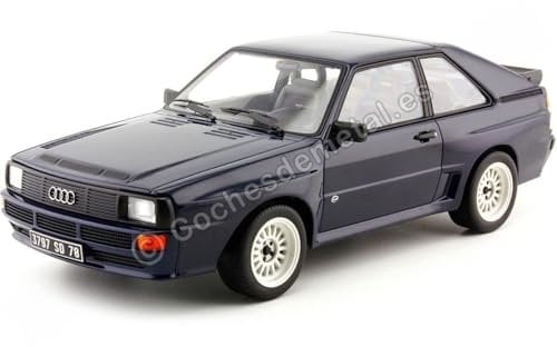 Norev Audi Sport Quattro 1985 dunkelblau Modellauto 1:18