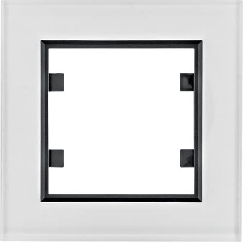 Lumina passion Rahmen 1-fach Glas weiß WL9010 Hager Polo 8694407002082