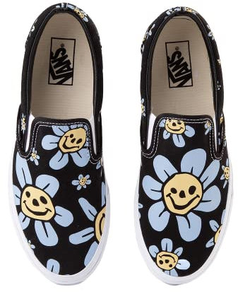Vans Classic, Unisex – Scarpe Sportive per Bambini – Skateboarding, Trippy Grin 7880, 42.5 EU