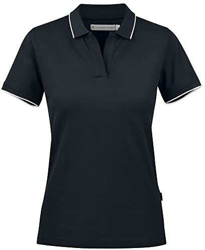 James Harvest - Greenville Poloshirt für Damen (XXL) (Schwarz)