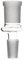 Weedness Bong Glas Adapter Verlängerung 14,5 mm Oben 18,8 mm Unten – Kopf Zubehör Adapter Filter Köpfchen Steckkopf Bowl Head