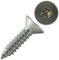200 unidades 4 x 10 mm, acero inoxidable A2, tornillos Torx para aglomerado, rosca completa, tornillos para madera con cabeza avellanada, tornillos de acero inoxidable